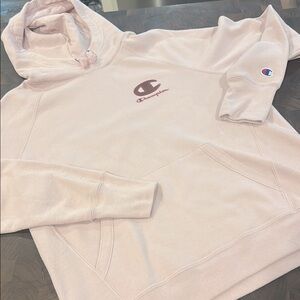 Champion Light Pink Pullover Hoodie